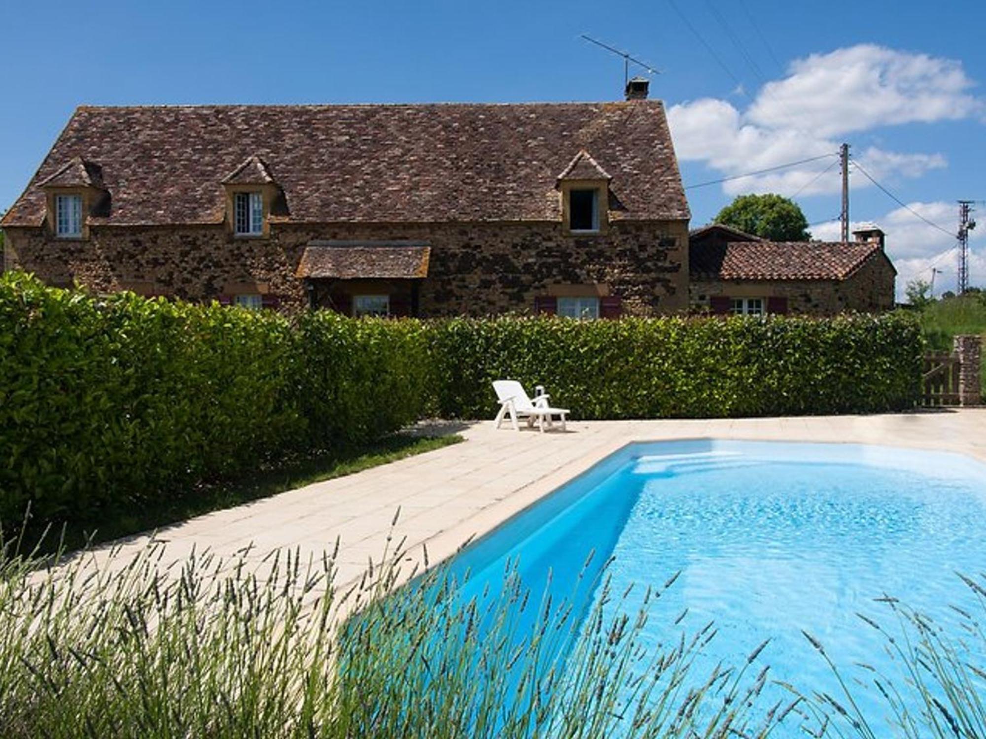 Charmante Maison En Pierre Avec Piscine Privee, 8 Personnes, Proche Des Bastides - Fr-1-824-19 Le Buisson-de-Cadouin Екстер'єр фото
